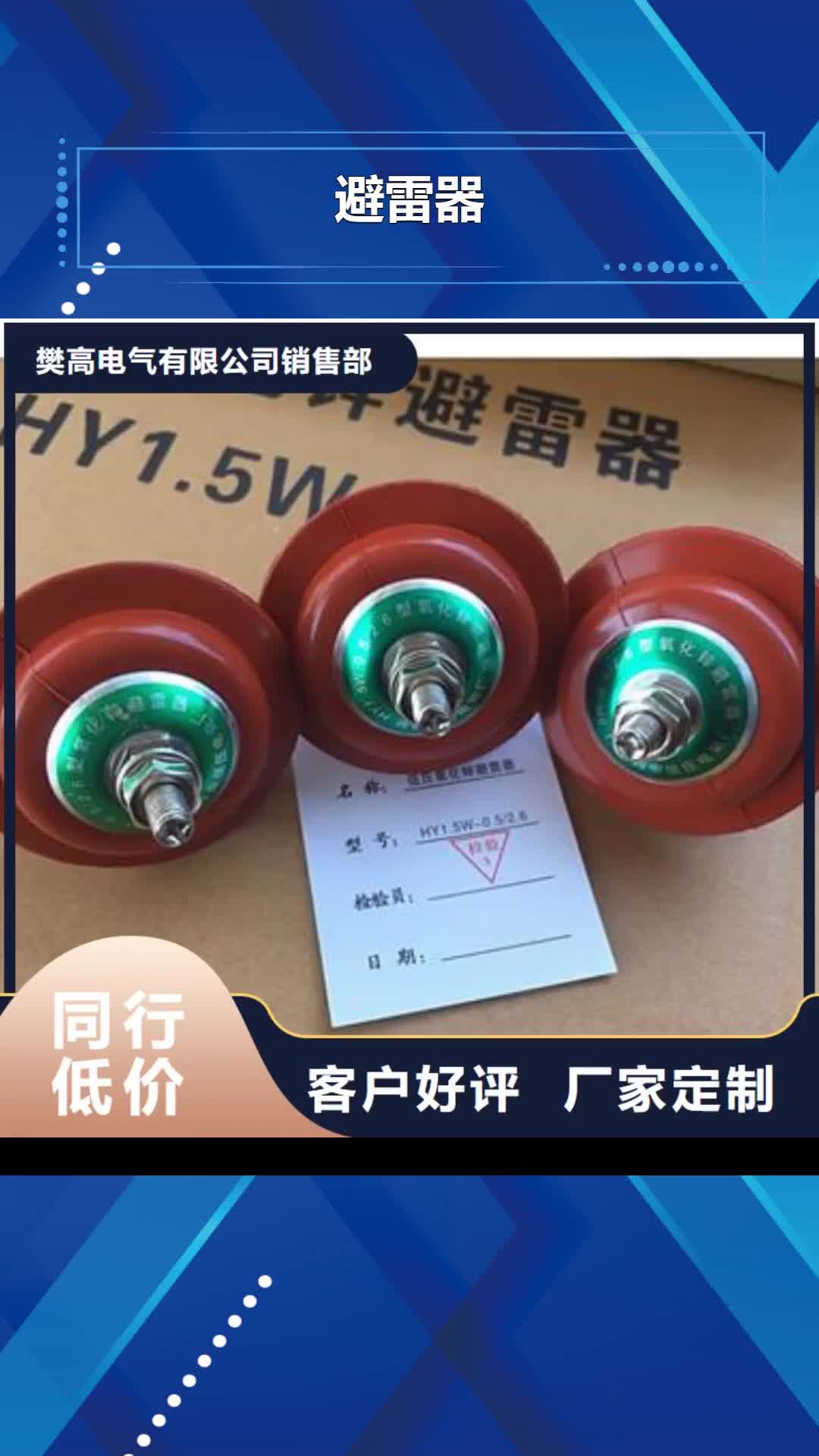 自贡避雷器电缆附件品质好才是硬道理